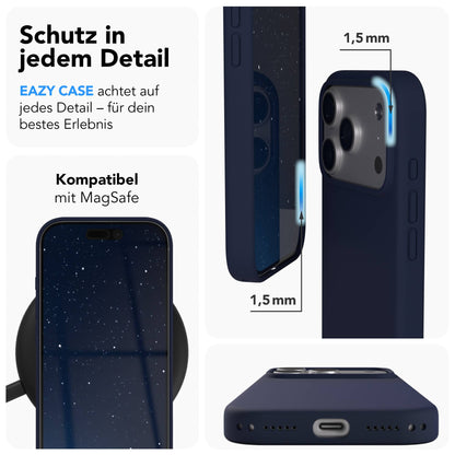 iPhone 17 Pro MagSafe Silikonhülle mit Kameraschutz von EAZY CASE 