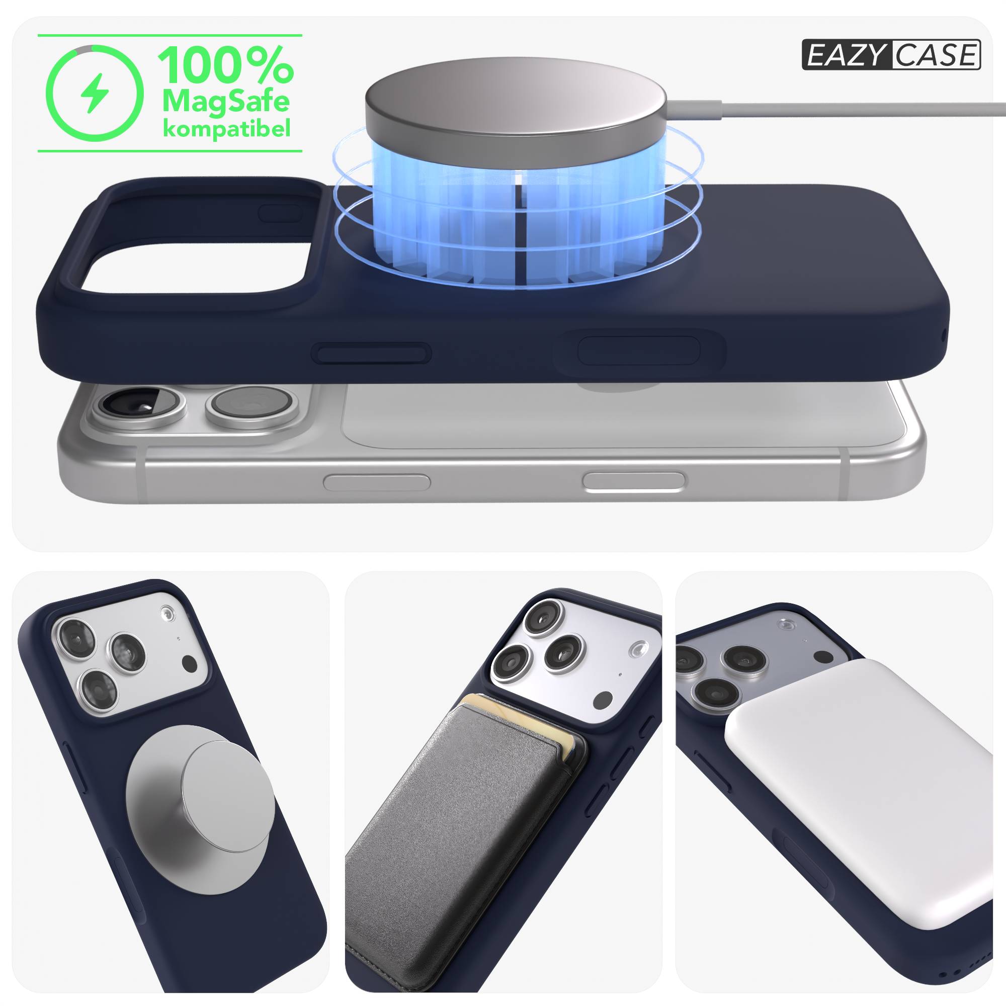 iPhone 17 Pro MagSafe Silikonhülle mit Kameraschutz von EAZY CASE 