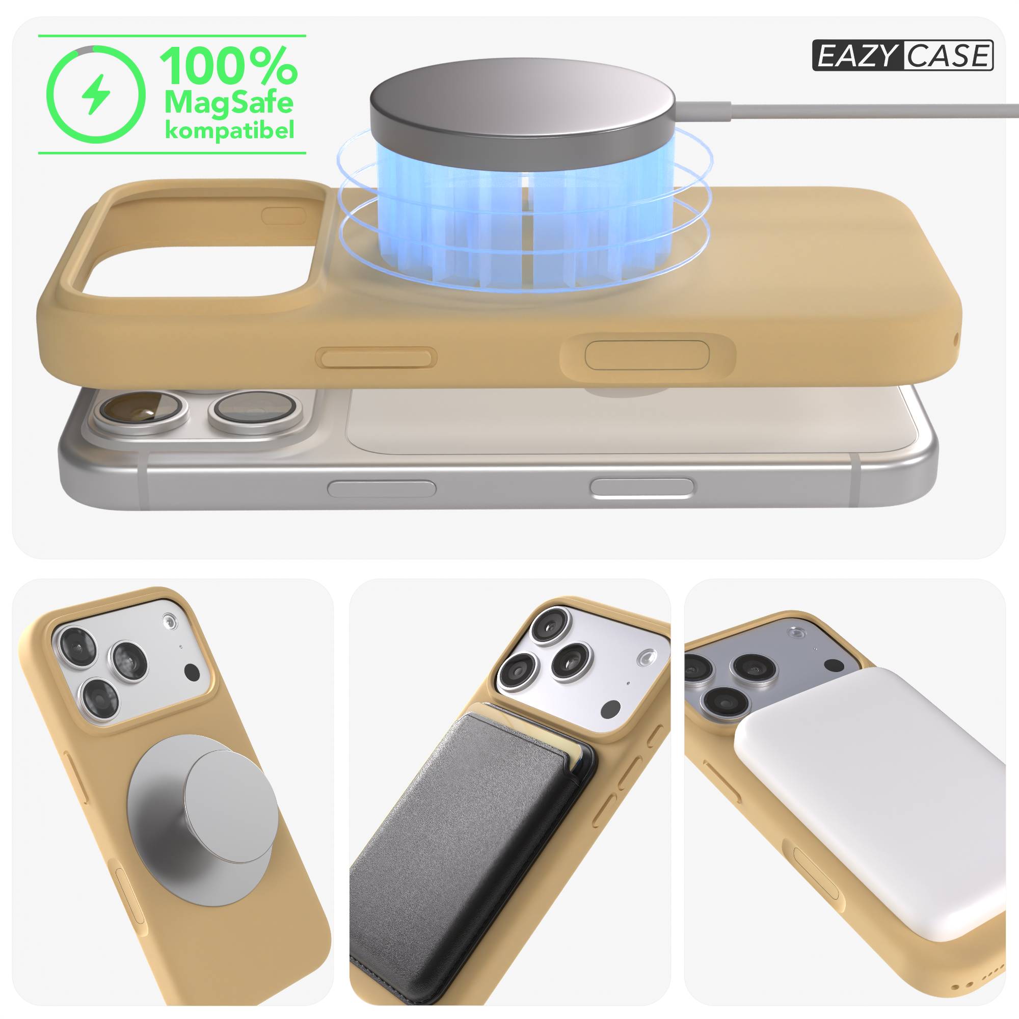 iPhone 17 Pro MagSafe Silikonhülle mit Kameraschutz von EAZY CASE 