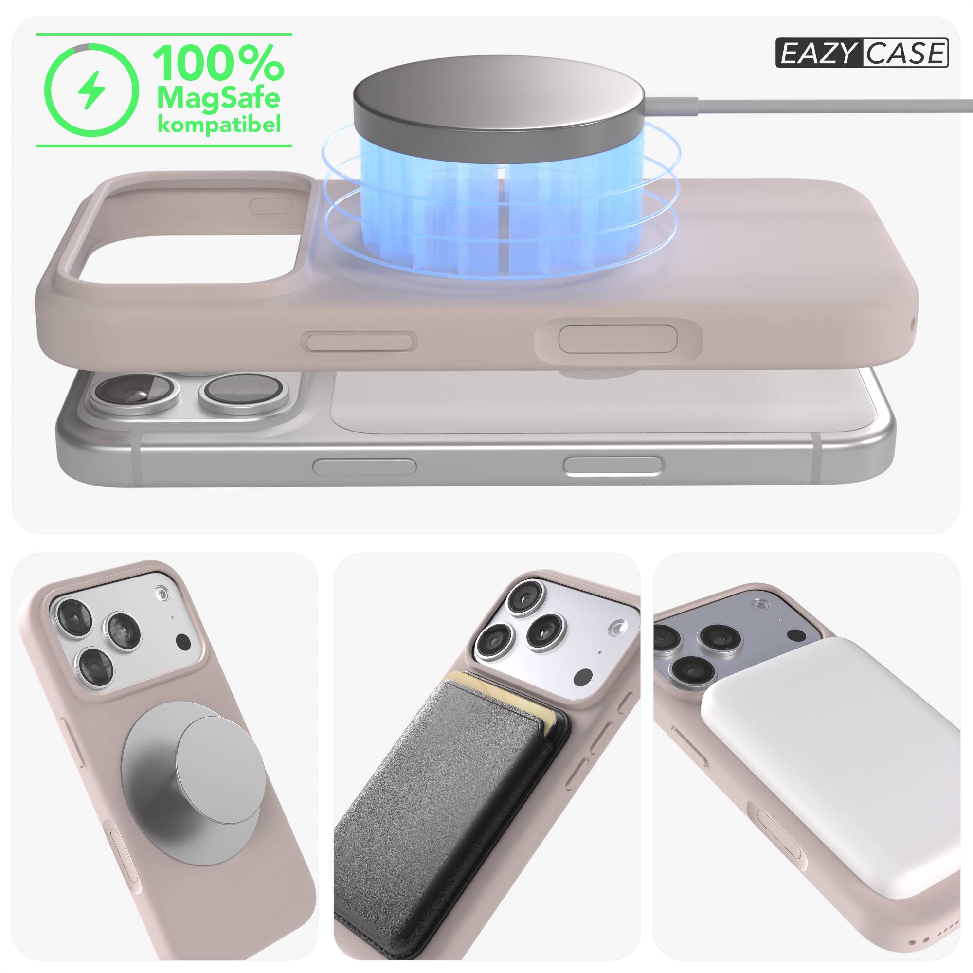 iPhone 17 Pro MagSafe Silikonhülle mit Kameraschutz von EAZY CASE 