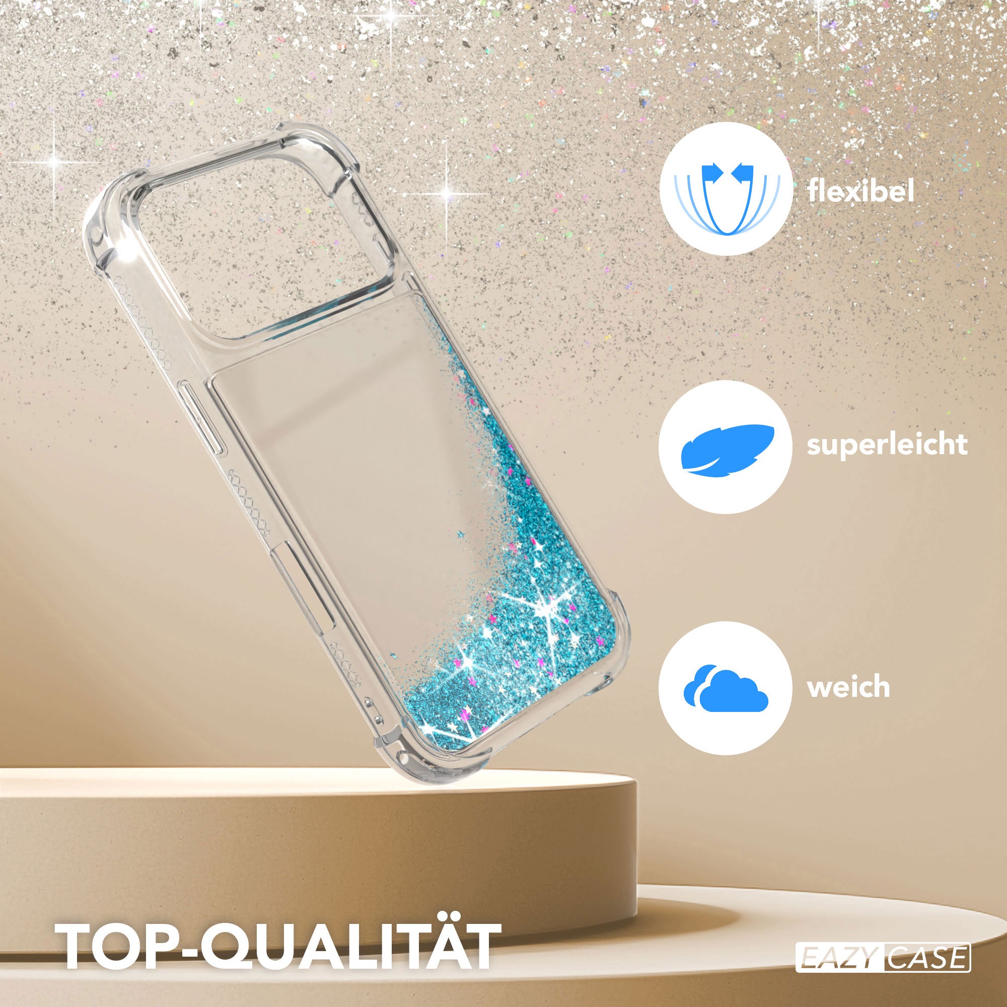 iPhone 17 Pro Glitzerhülle