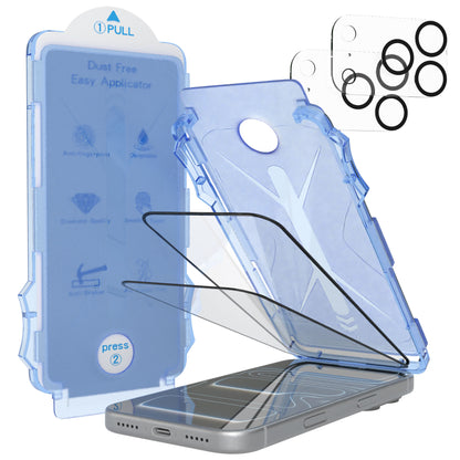 iPhone 17 Pro 2er Set Glasfolie + Installationsrahmen