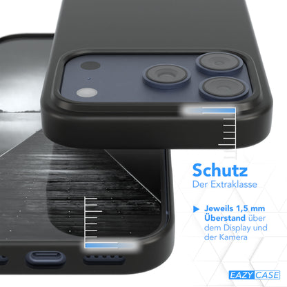 iPhone 17 Pro ultradünnes Slimcover aus TPU Schwarz