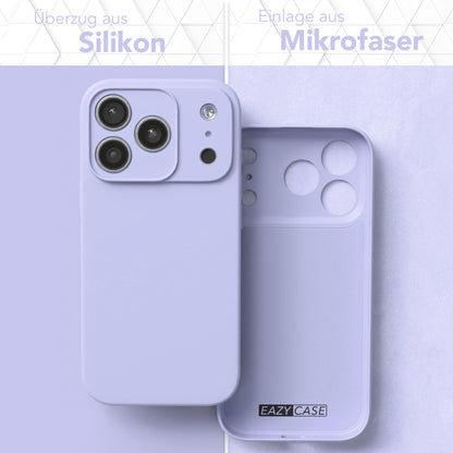 Apple iPhone 17 Pro Silikonhülle transparent mit Kameraschutz EAZY CASE 