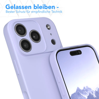 Apple iPhone 17 Pro Silikonhülle transparent mit Kameraschutz EAZY CASE 