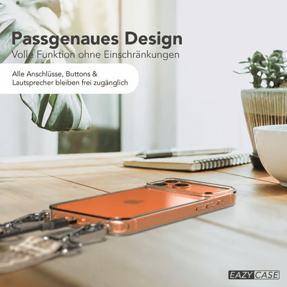 iPhone 17 Pro Max Schutzhülle mit Befestigungsösen für Handyketten TPU transparent