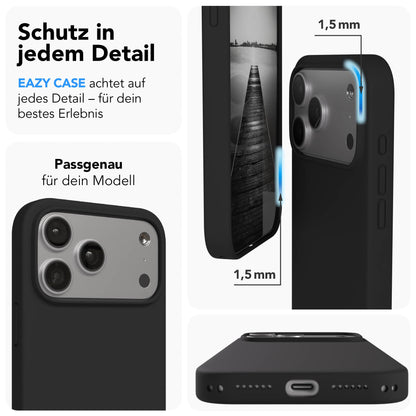 iPhone 17 Pro Max Premium Silikonhülle mit Kameraschutz von EAZY CASE 