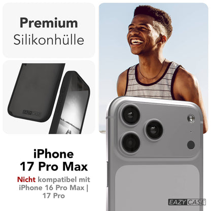 iPhone 17 Pro Max Premium Silikonhülle mit Kameraschutz von EAZY CASE 