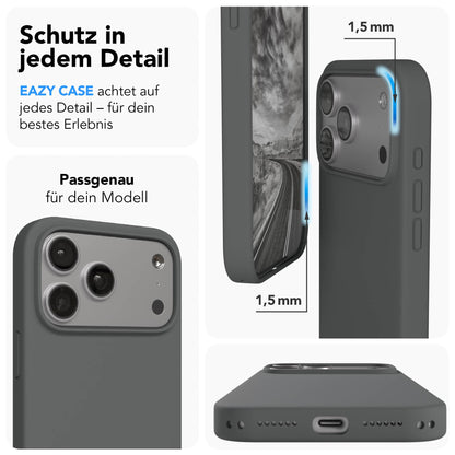 iPhone 17 Pro Max Premium Silikonhülle mit Kameraschutz von EAZY CASE 