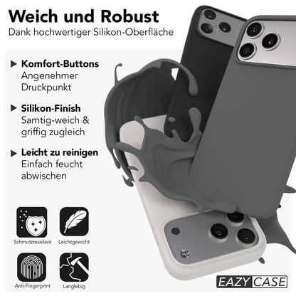 iPhone 17 Pro Max Premium Silikonhülle mit Kameraschutz von EAZY CASE 