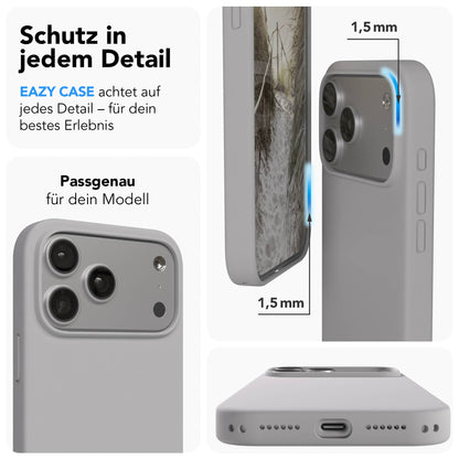 iPhone 17 Pro Max Premium Silikonhülle mit Kameraschutz von EAZY CASE 