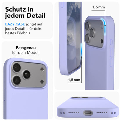 iPhone 17 Pro Max Premium Silikonhülle mit Kameraschutz von EAZY CASE 