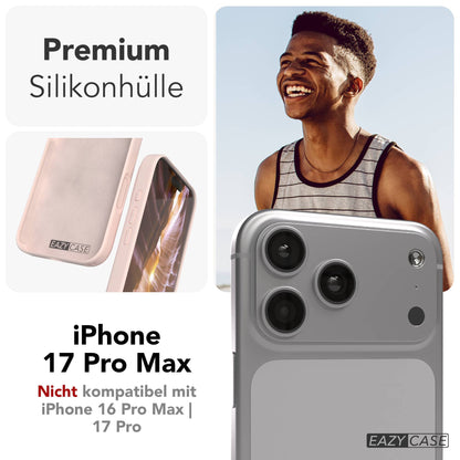 iPhone 17 Pro Max Premium Silikonhülle mit Kameraschutz von EAZY CASE 