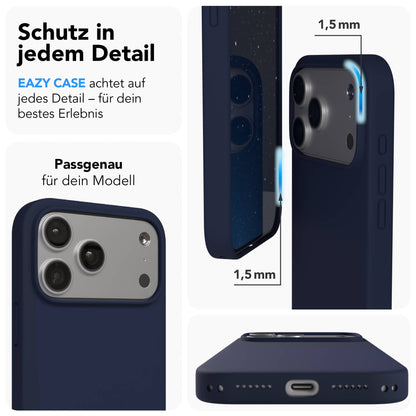 iPhone 17 Pro Max Premium Silikonhülle mit Kameraschutz von EAZY CASE 
