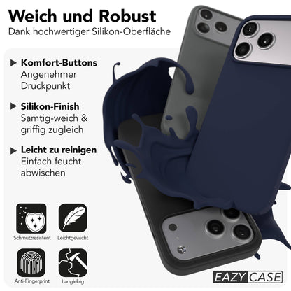 iPhone 17 Pro Max Premium Silikonhülle mit Kameraschutz von EAZY CASE 