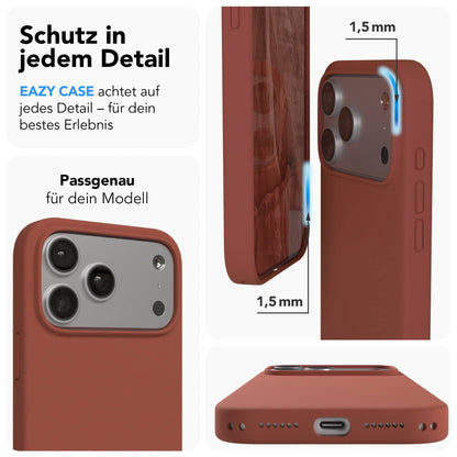iPhone 17 Pro Max Premium Silikonhülle mit Kameraschutz von EAZY CASE 