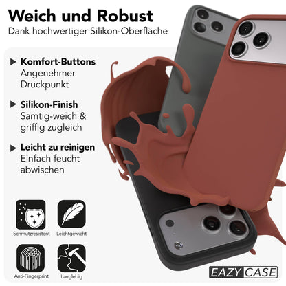 iPhone 17 Pro Max Premium Silikonhülle mit Kameraschutz von EAZY CASE 