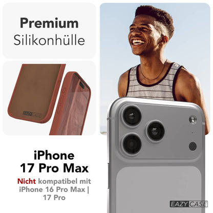 iPhone 17 Pro Max Premium Silikonhülle mit Kameraschutz von EAZY CASE 