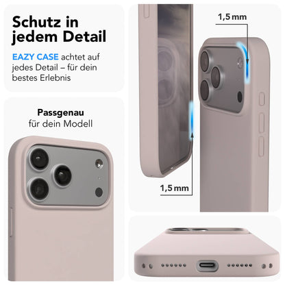 iPhone 17 Pro Max Premium Silikonhülle mit Kameraschutz von EAZY CASE 