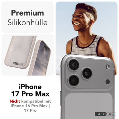 iPhone 17 Pro Max Premium Silikonhülle mit Kameraschutz von EAZY CASE 