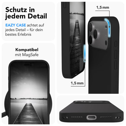 iPhone 17 Pro Max premium Silikonhülle mit MagSafe