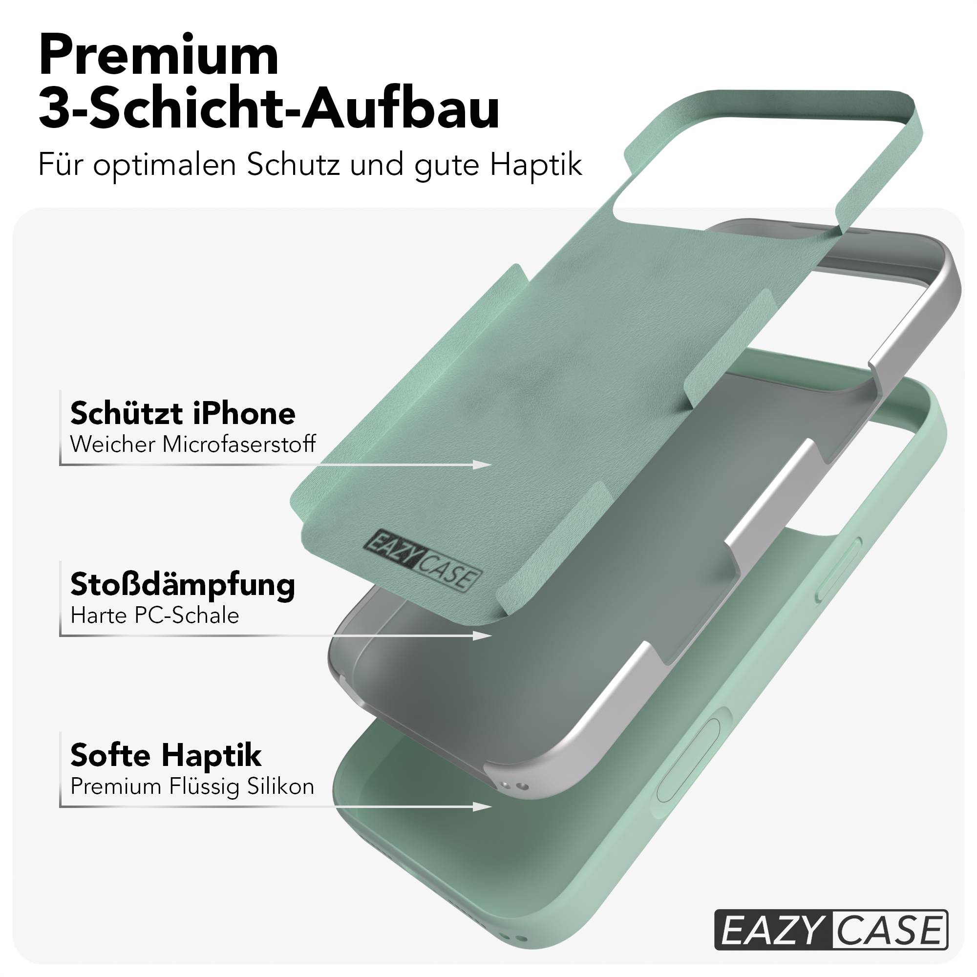 iPhone 17 Pro Max premium Silikonhülle mit MagSafe
