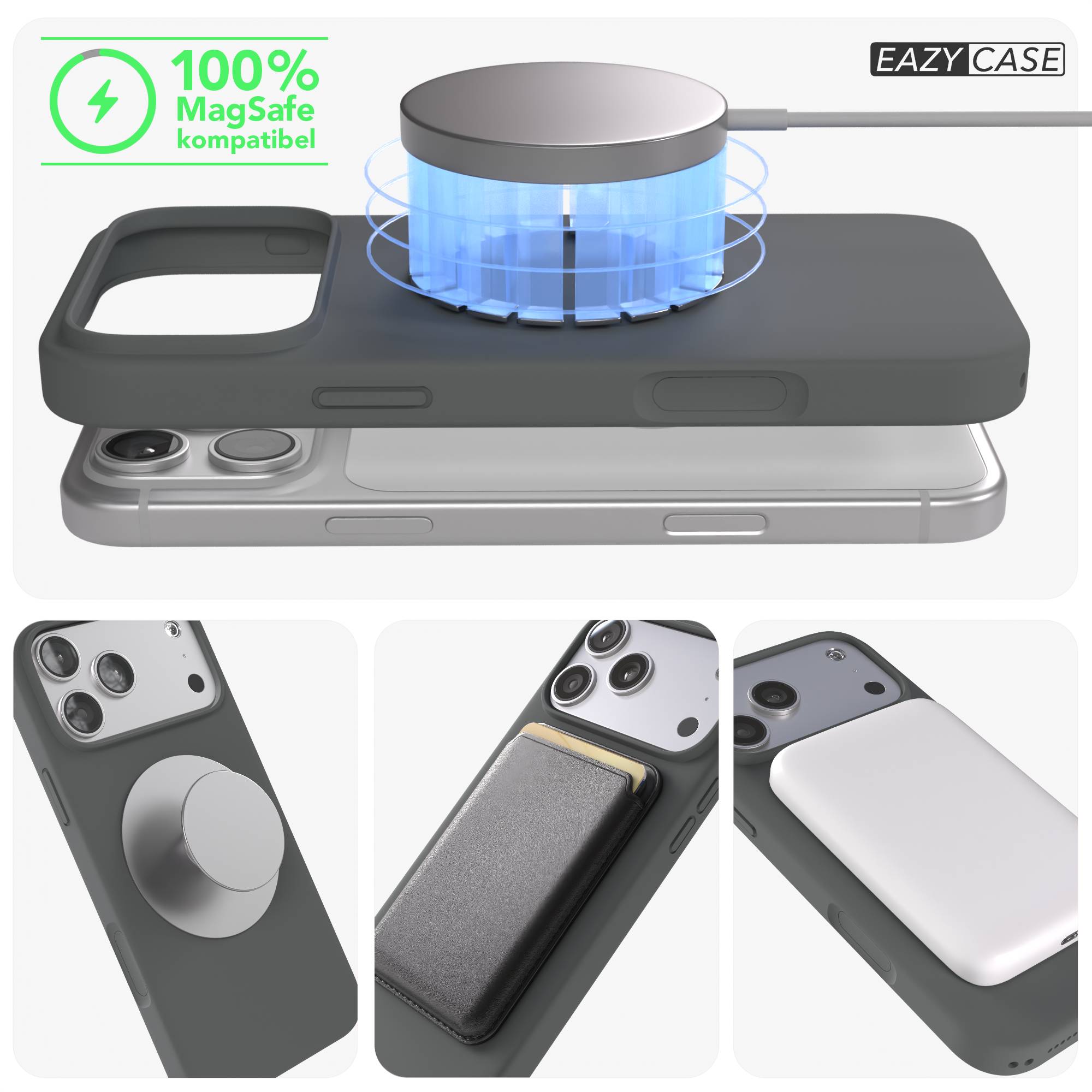 iPhone 17 Pro Max premium Silikonhülle mit MagSafe