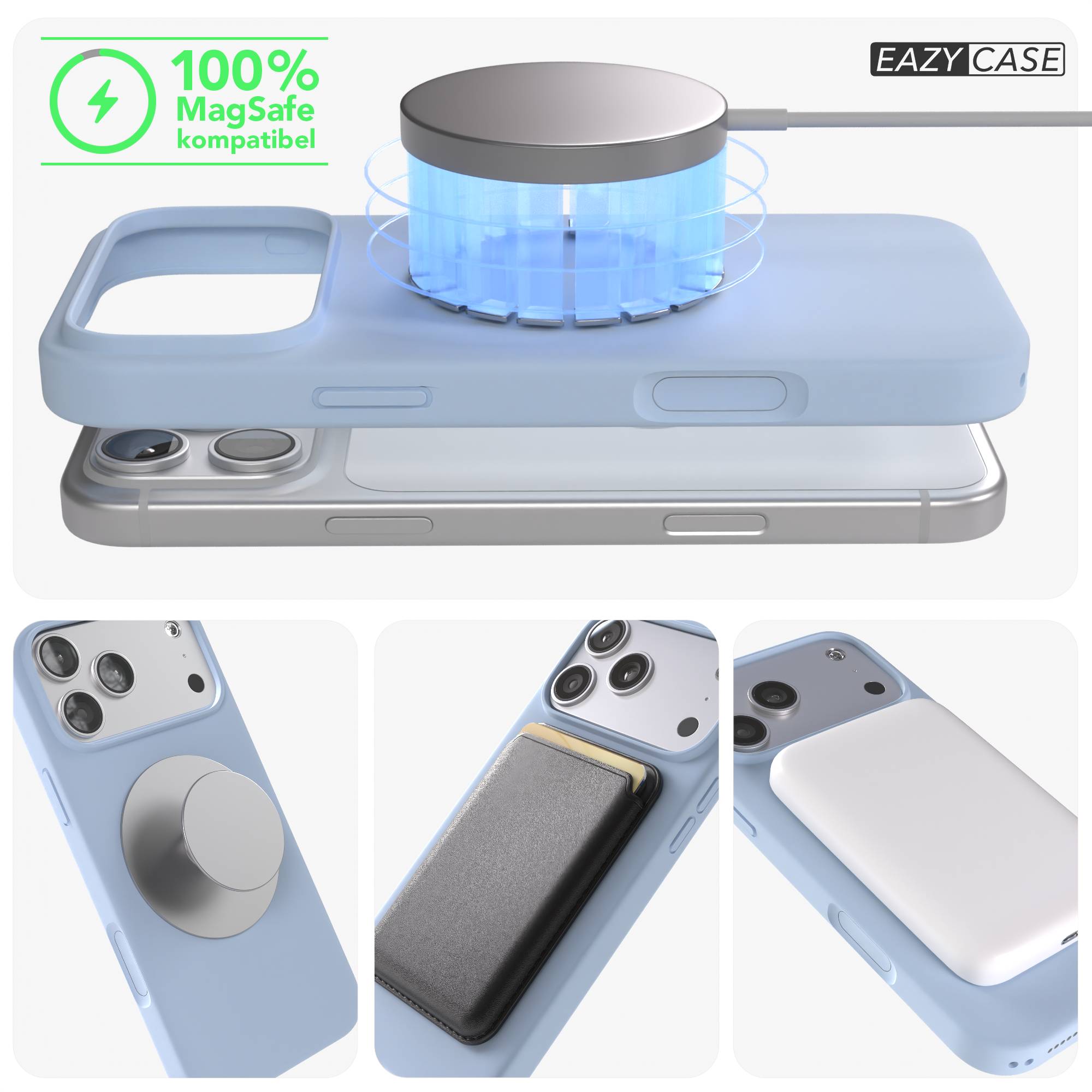 iPhone 17 Pro Max premium Silikonhülle mit MagSafe