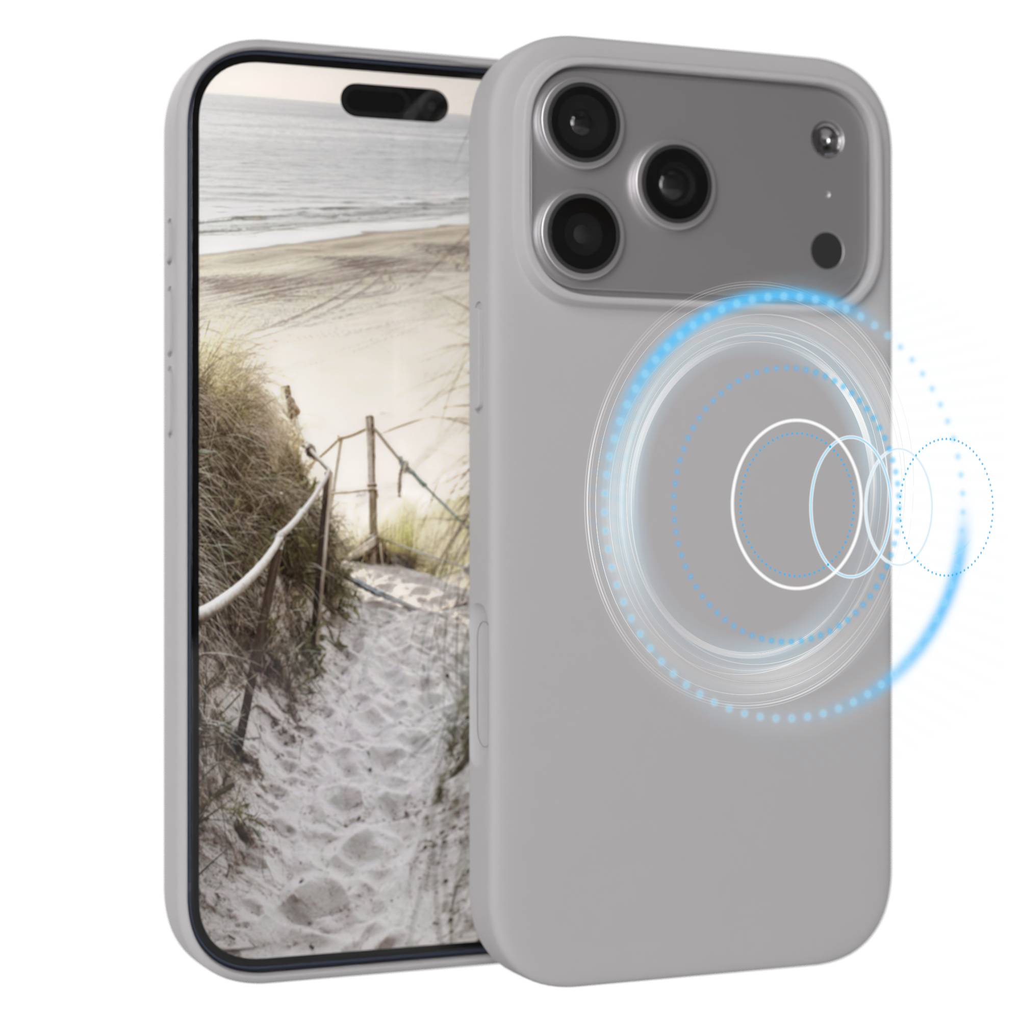 iPhone 17 Pro Max premium Silikonhülle mit MagSafe