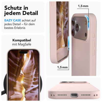 iPhone 17 Pro Max premium Silikonhülle mit MagSafe