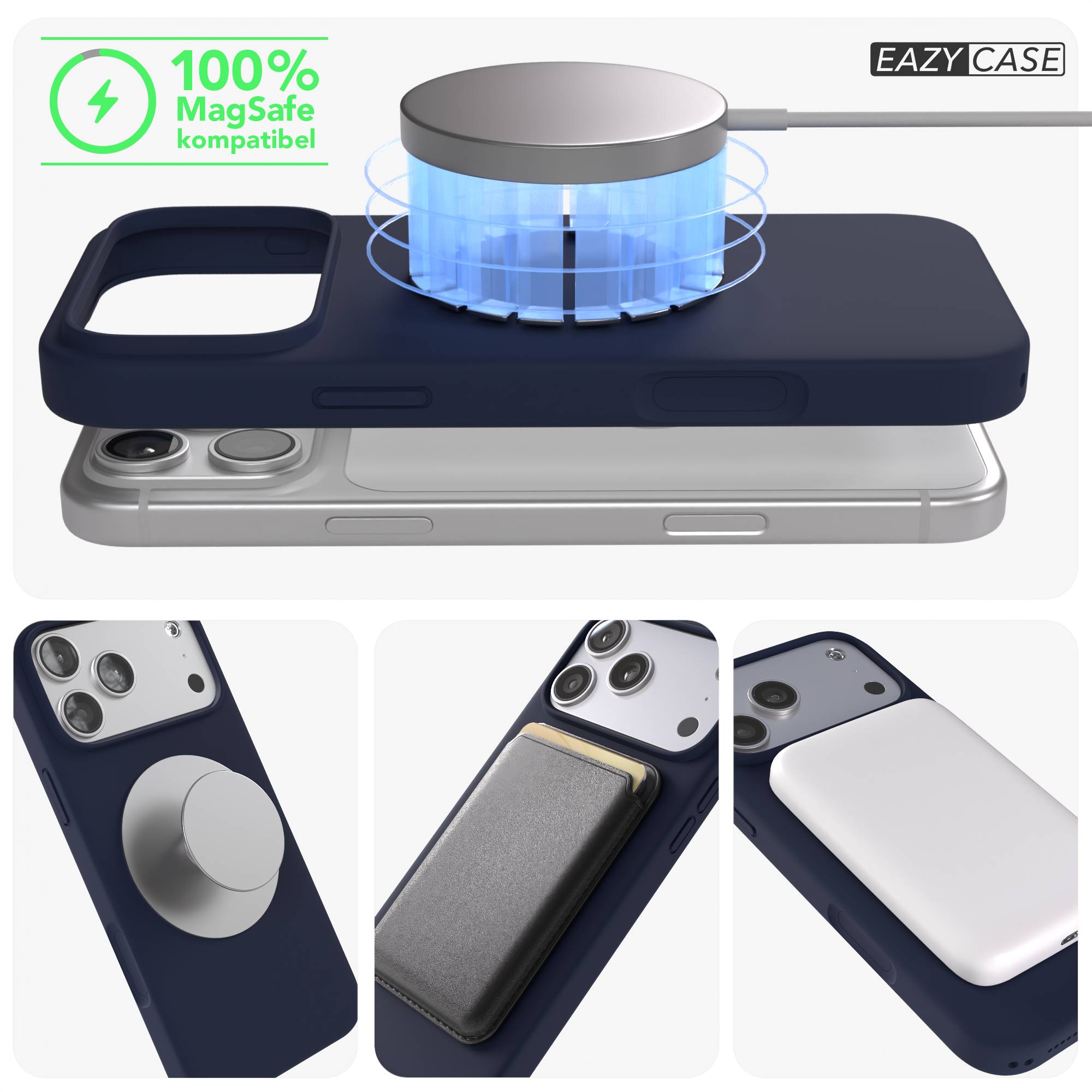 iPhone 17 Pro Max premium Silikonhülle mit MagSafe