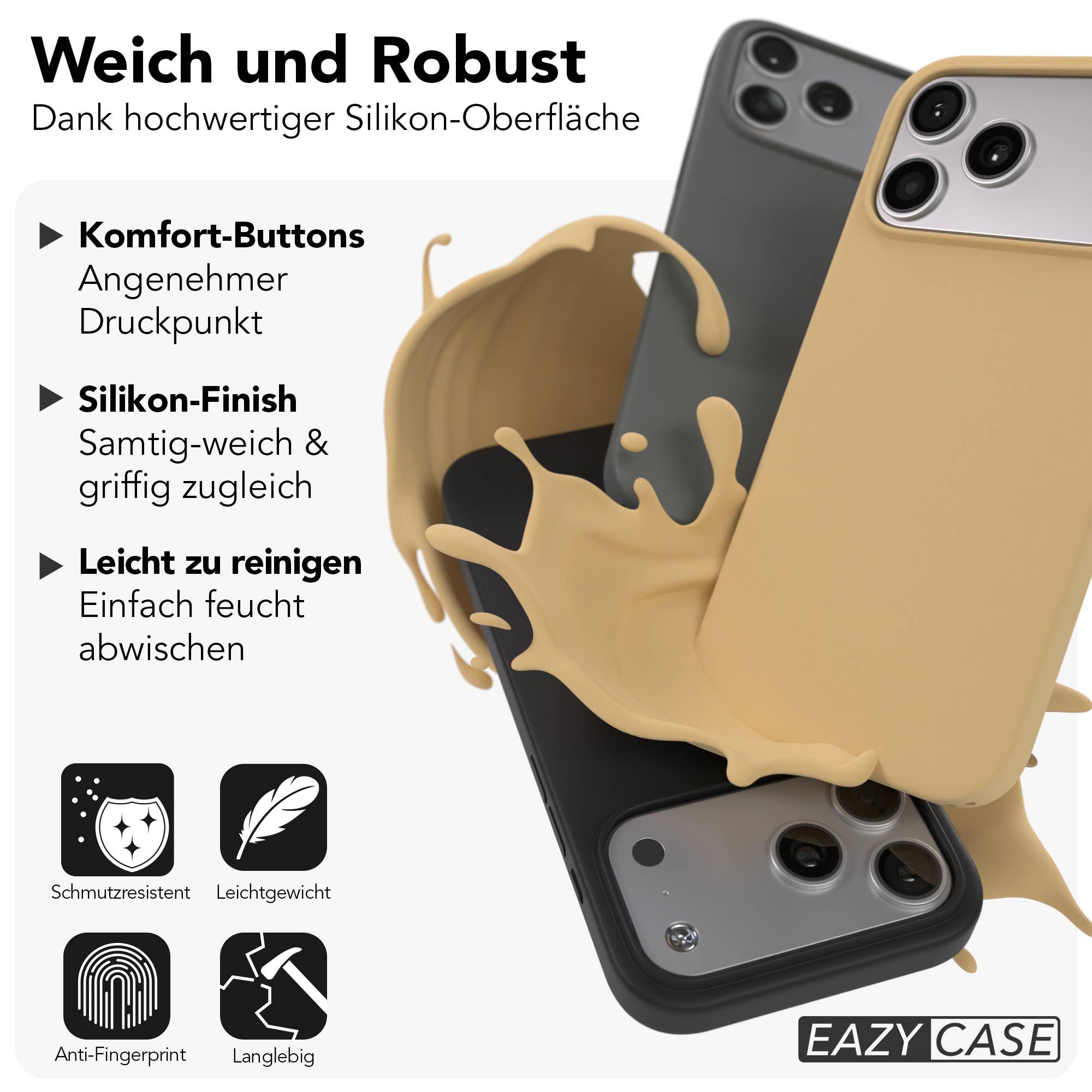 iPhone 17 Pro Max premium Silikonhülle mit MagSafe