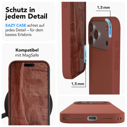iPhone 17 Pro Max premium Silikonhülle mit MagSafe