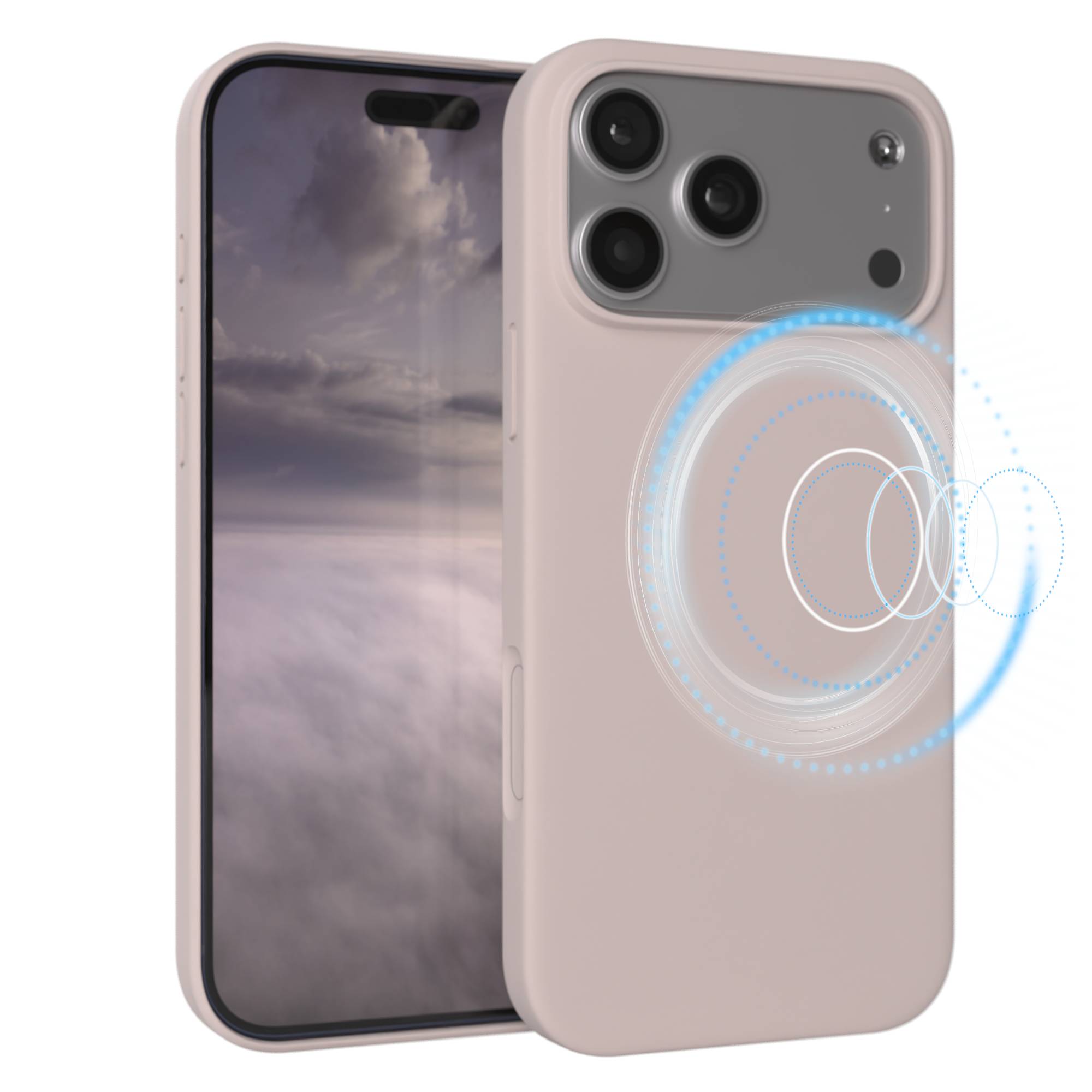 iPhone 17 Pro Max premium Silikonhülle mit MagSafe