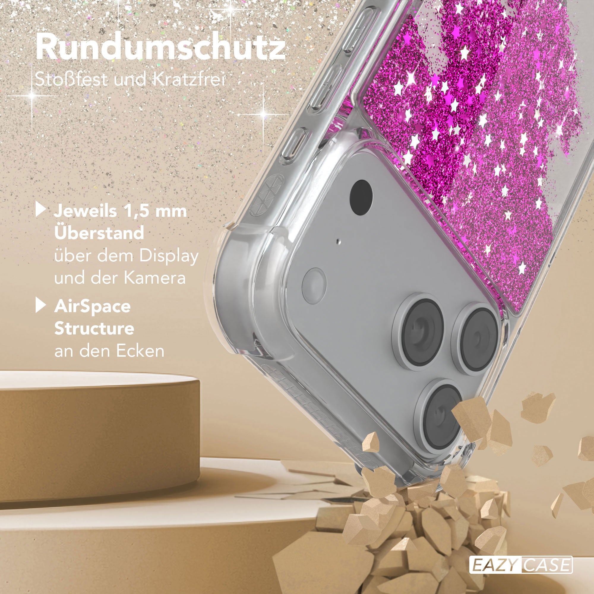 iPhone 17 Pro Max Glitzerhülle