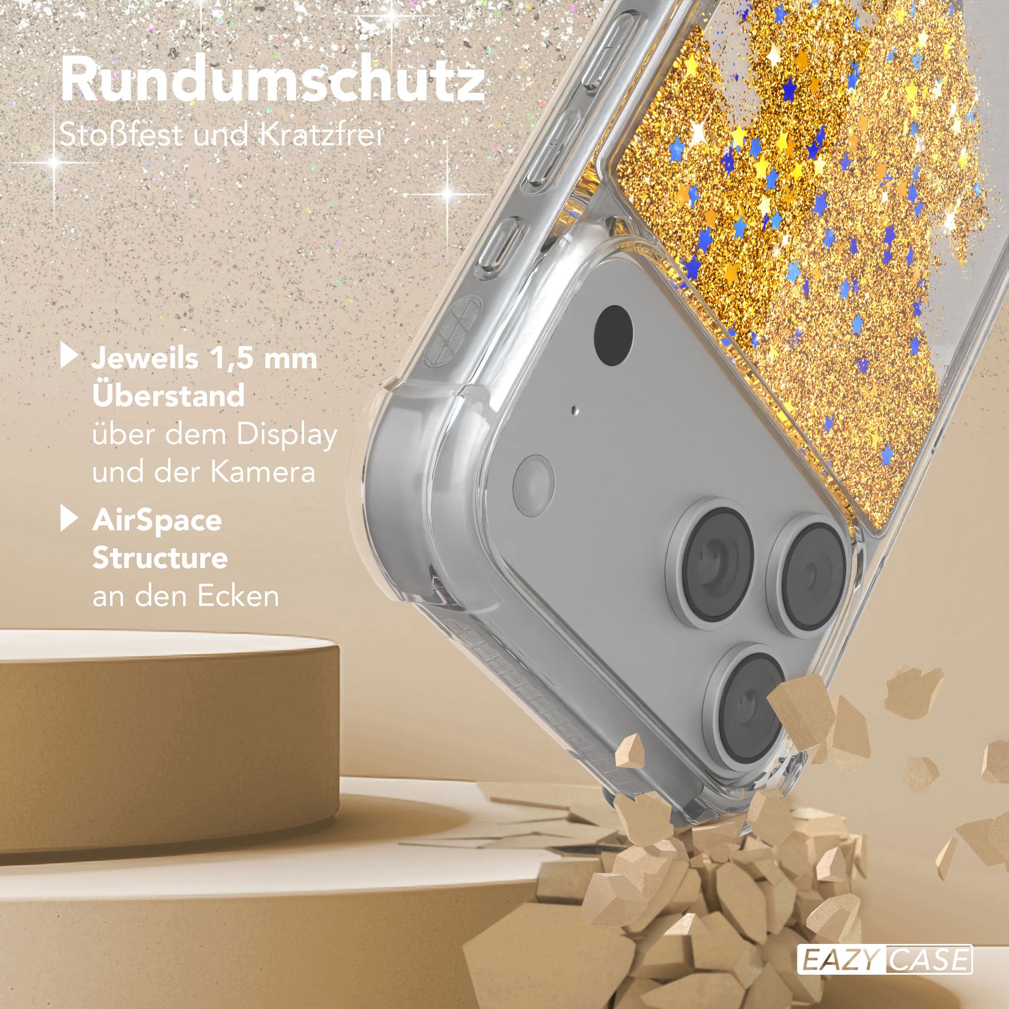 iPhone 17 Pro Max Glitzerhülle