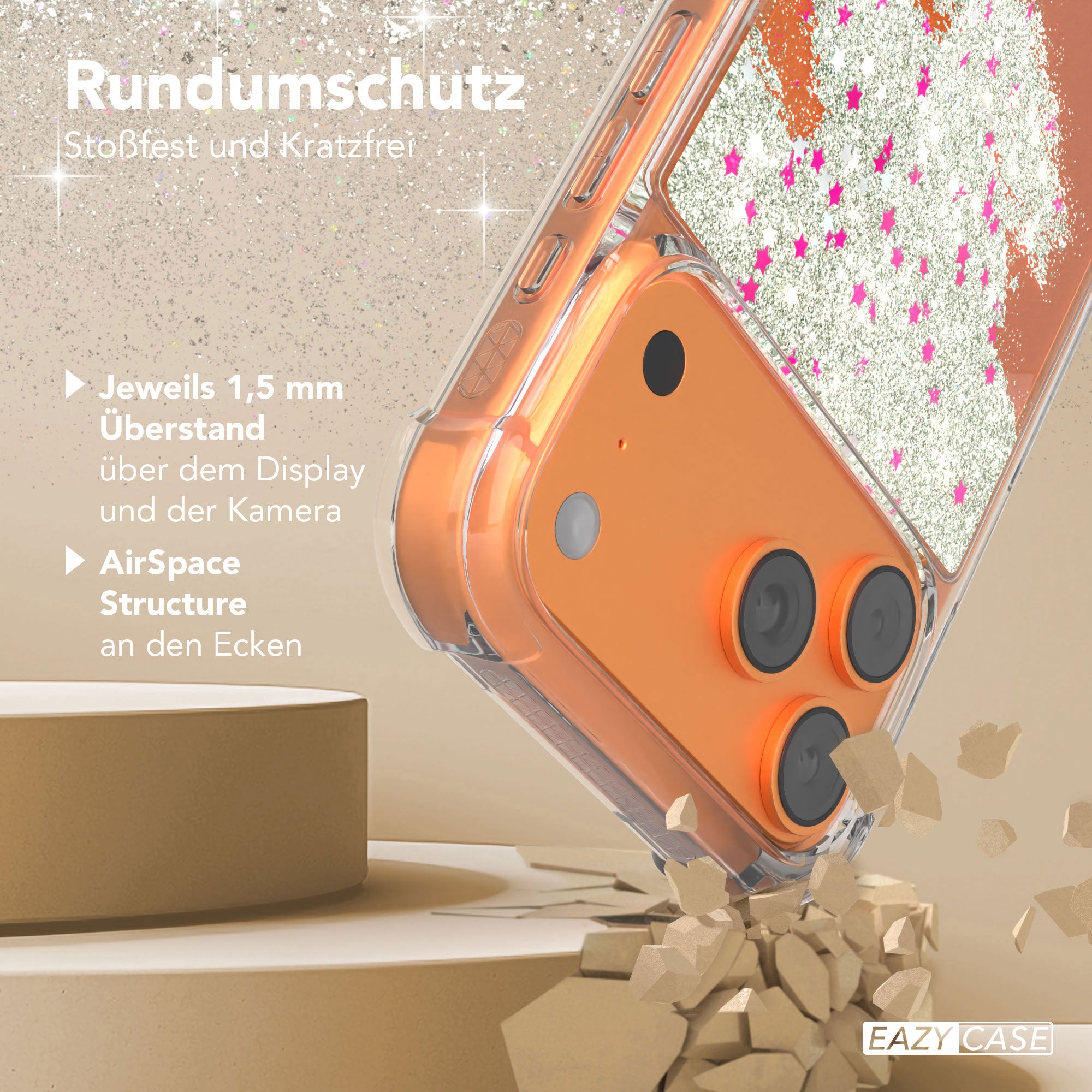 iPhone 17 Pro Max Glitzerhülle