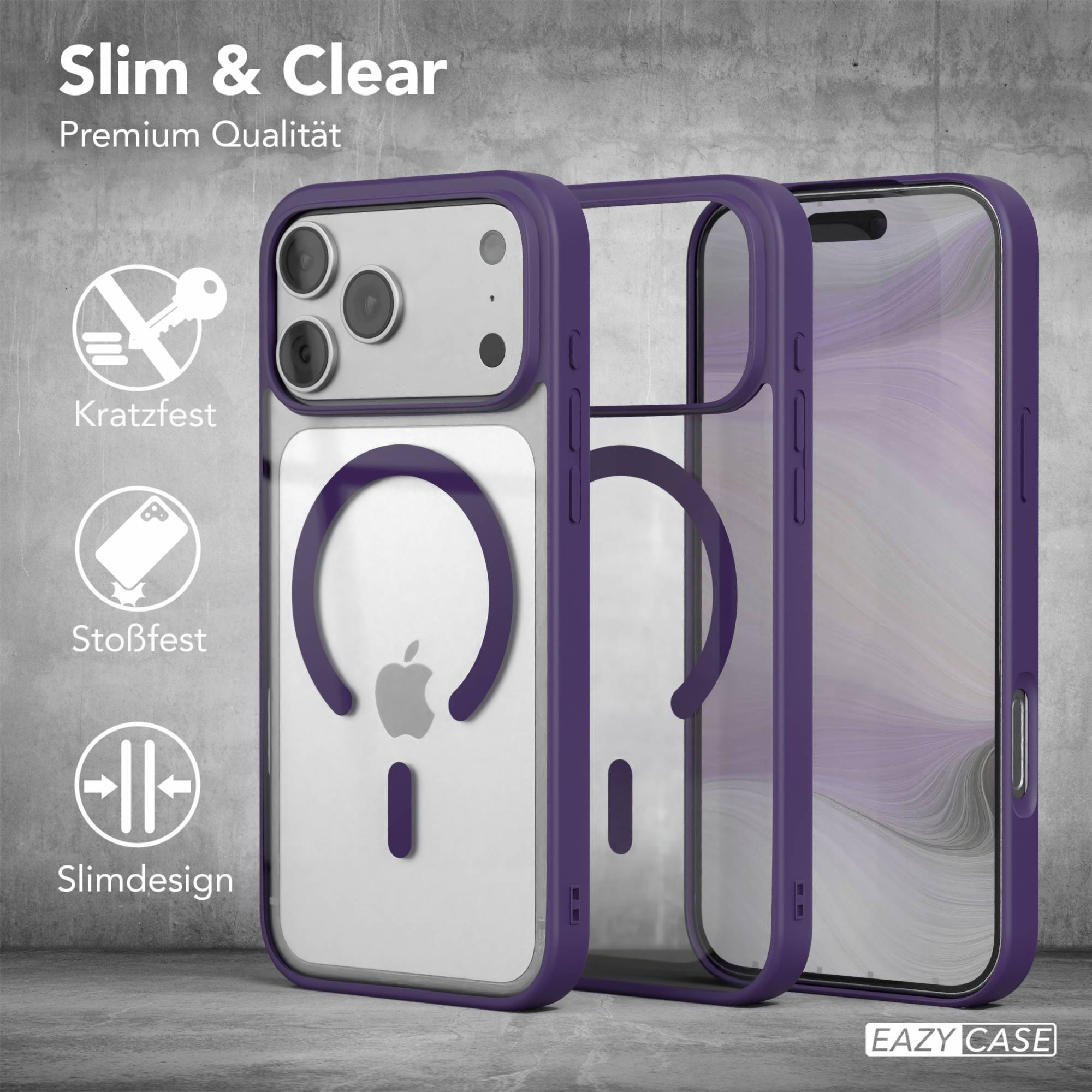 iPhone 17 Pro Max transparente Hülle mit MagSafe