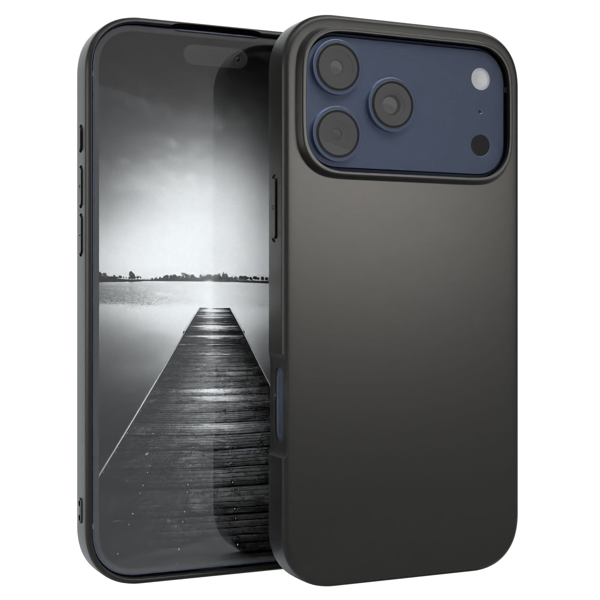 iPhone 17 Pro Max ultradünnes Slimcover aus TPU Schwarz