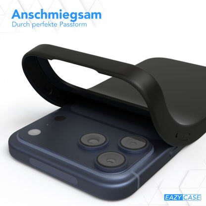 iPhone 17 Pro Max ultradünnes Slimcover aus TPU Schwarz