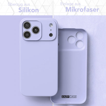 iPhone 17 Pro Max Silikonhülle transparent mit Kameraschutz von EAZY CASE 