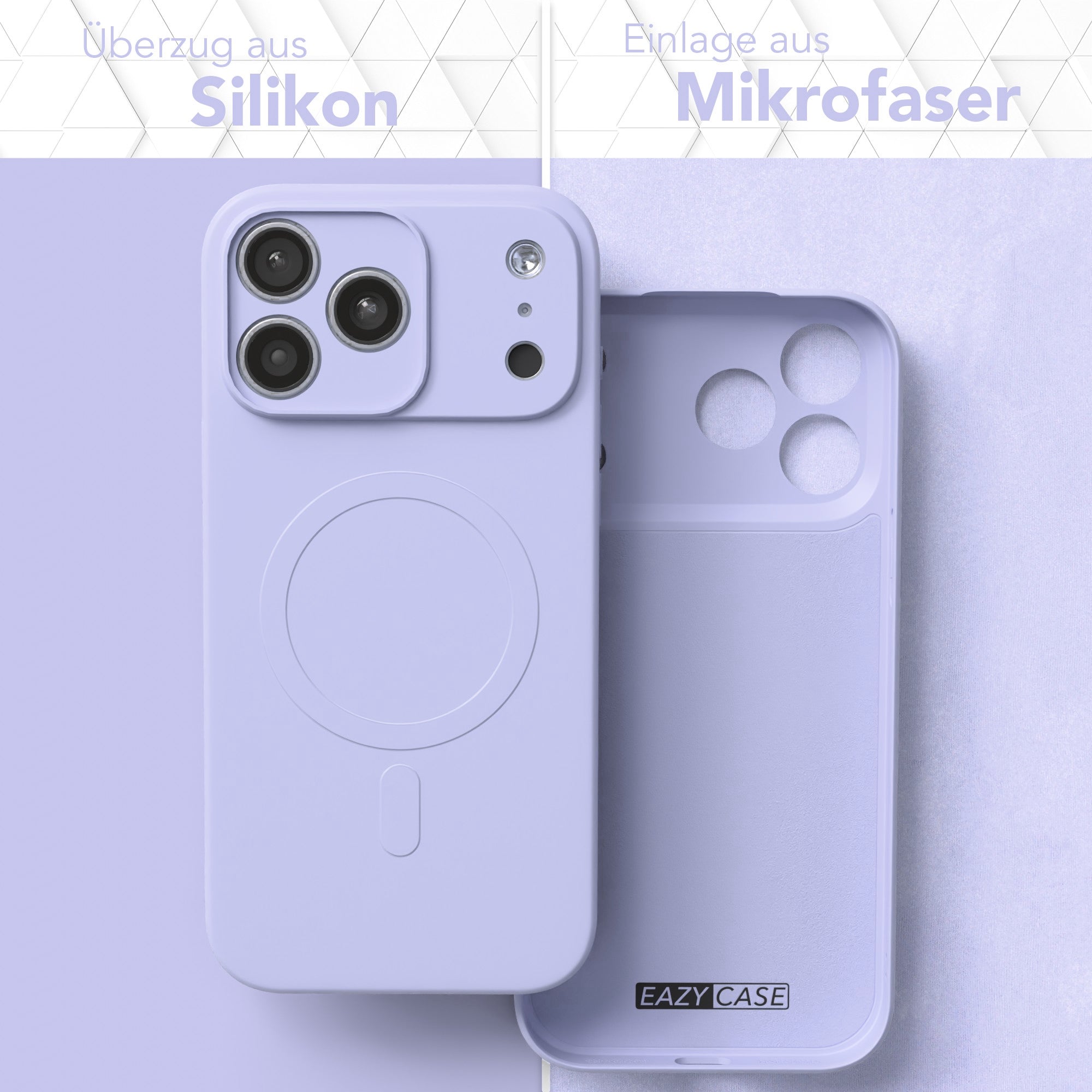 iPhone 17 Pro Max MagSafe Silikonhülle mit Kameraschutz von EAZY CASE 