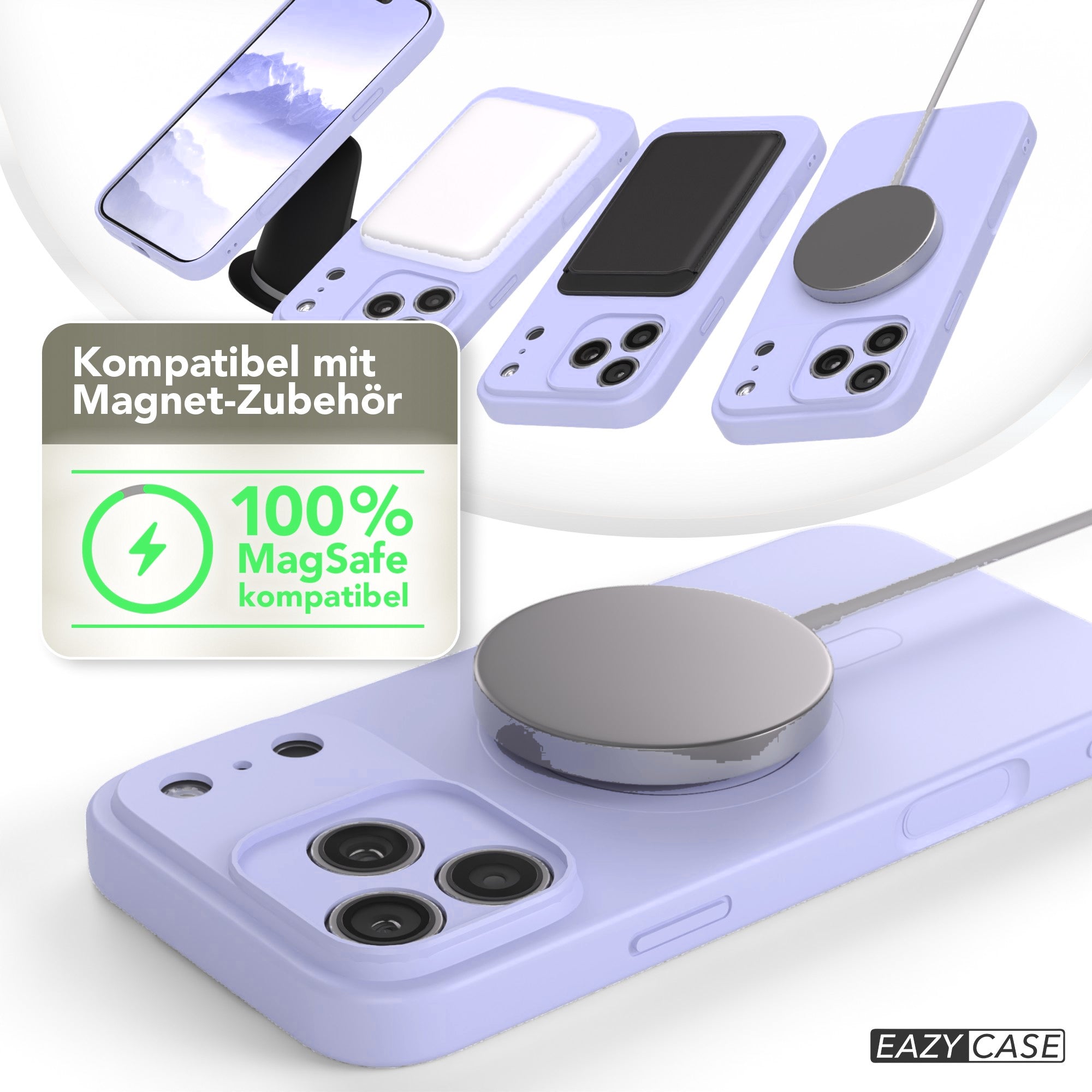iPhone 17 Pro Max MagSafe Silikonhülle mit Kameraschutz von EAZY CASE 