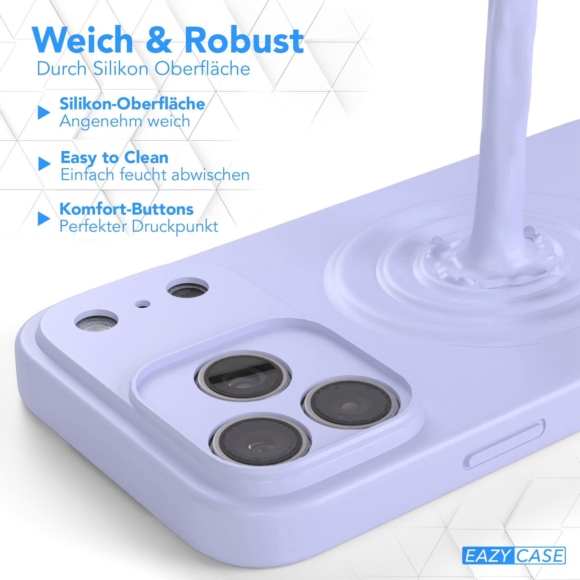 iPhone 17 Pro Max MagSafe Silikonhülle mit Kameraschutz von EAZY CASE 