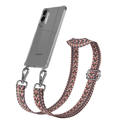 Samsung Galaxy S25 Edge Handykette mit Boho Band und verstellbarem Trageriemen 