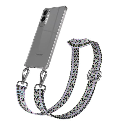 Samsung Galaxy S25 Edge Handykette mit Boho Band und verstellbarem Trageriemen 