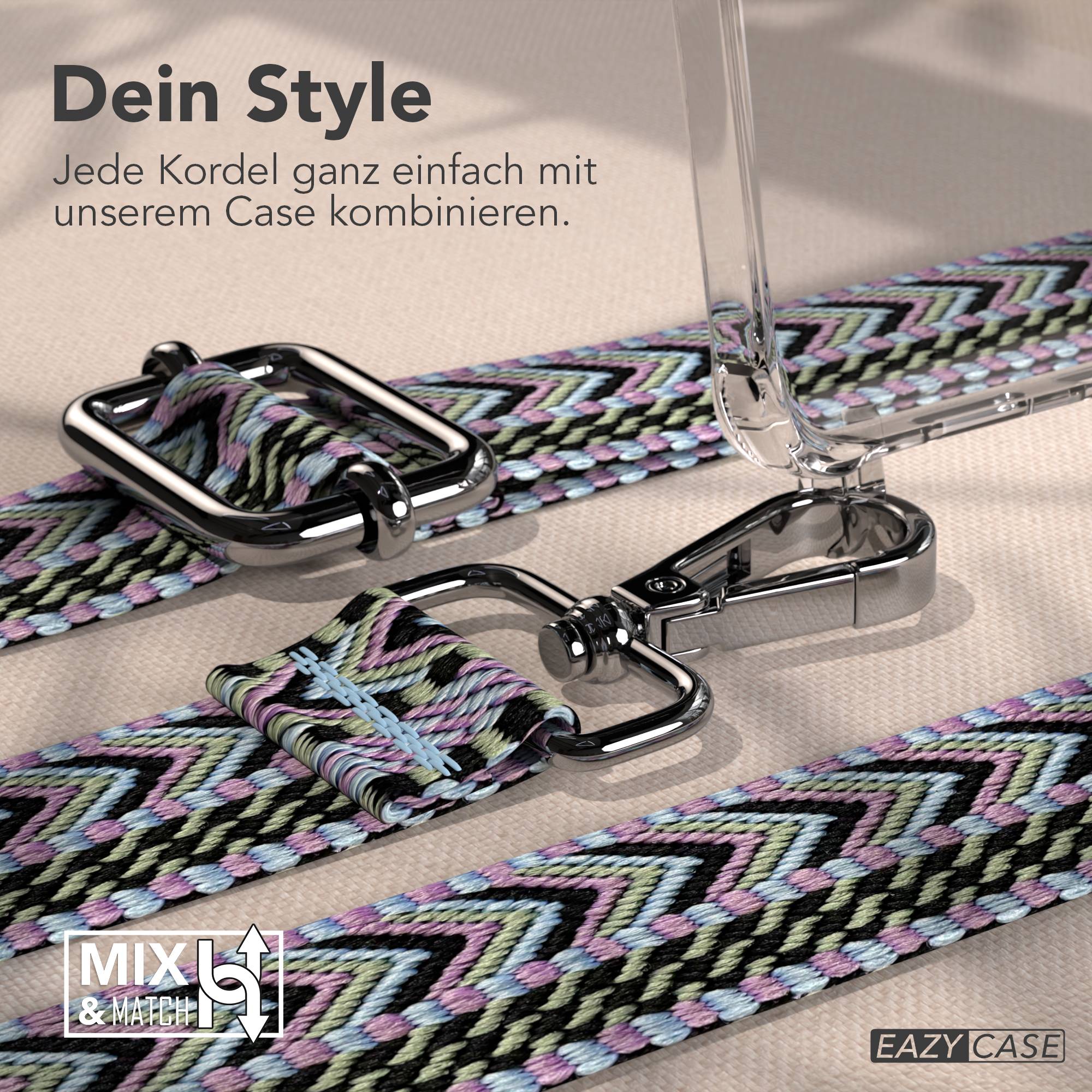 Samsung Galaxy S25 Edge Handykette mit Boho Band und verstellbarem Trageriemen 