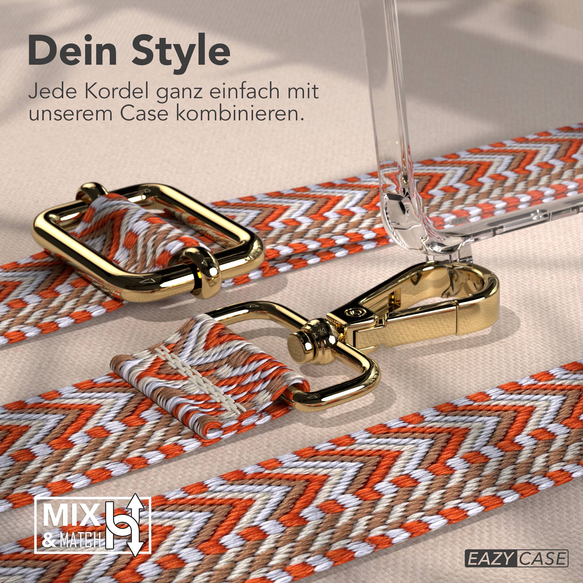 Samsung Galaxy S25 Edge Handykette mit Boho Band und verstellbarem Trageriemen 
