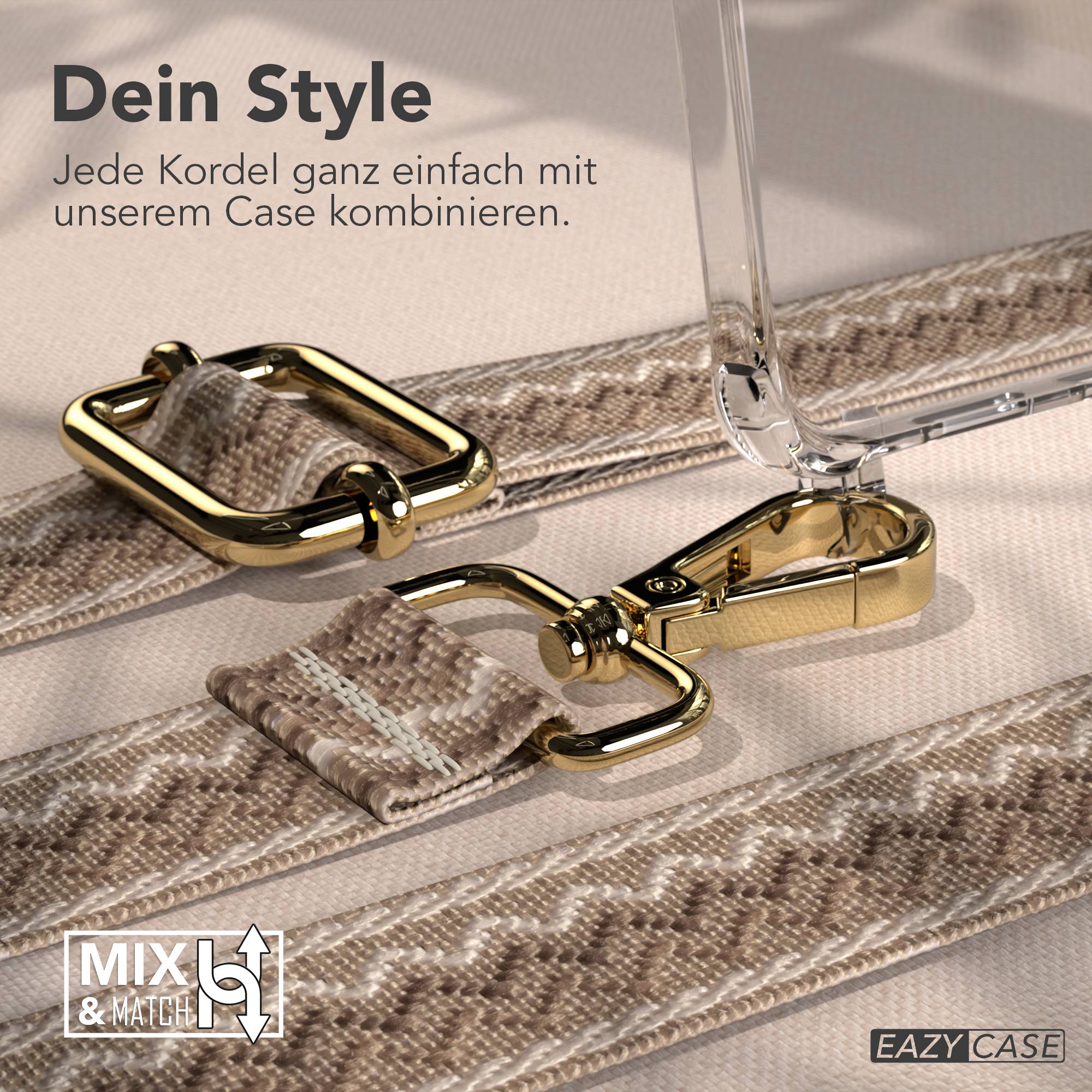 Samsung Galaxy S25 Edge Handykette mit Boho Band und verstellbarem Trageriemen 