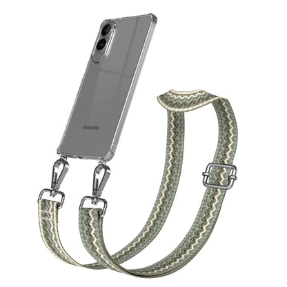 Samsung Galaxy S25 Edge Handykette mit Boho Band und verstellbarem Trageriemen 